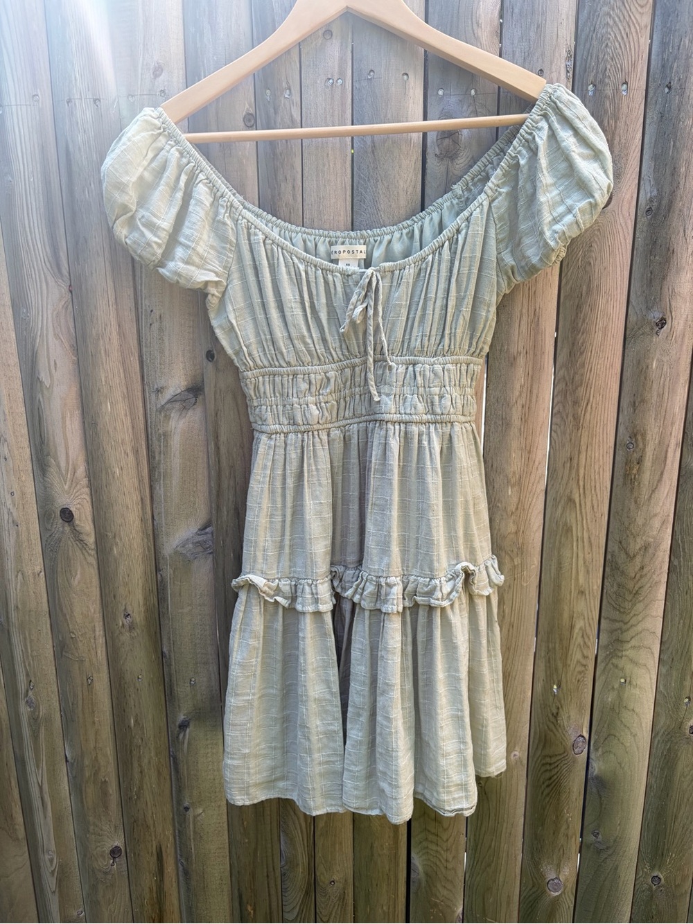 Women’s sage green mini dress